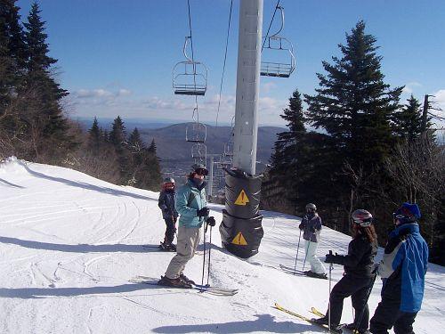 skier at mount snow circa 2006